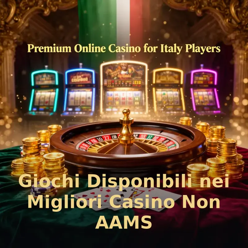 Giochi Disponibili nei Migliori Casino Non AAMS