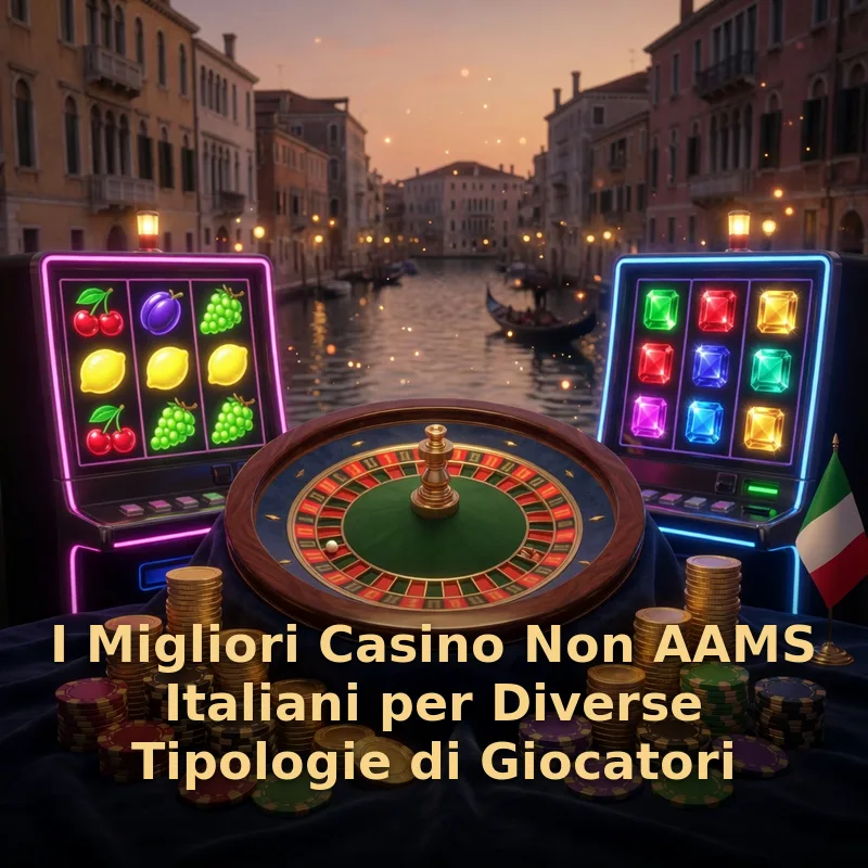 I Migliori Casino Non AAMS Italiani per Diverse Tipologie di Giocatori